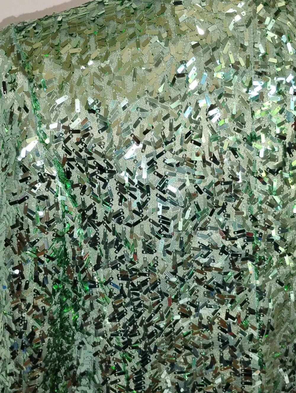 MINT SEQUINED LONG JACKET